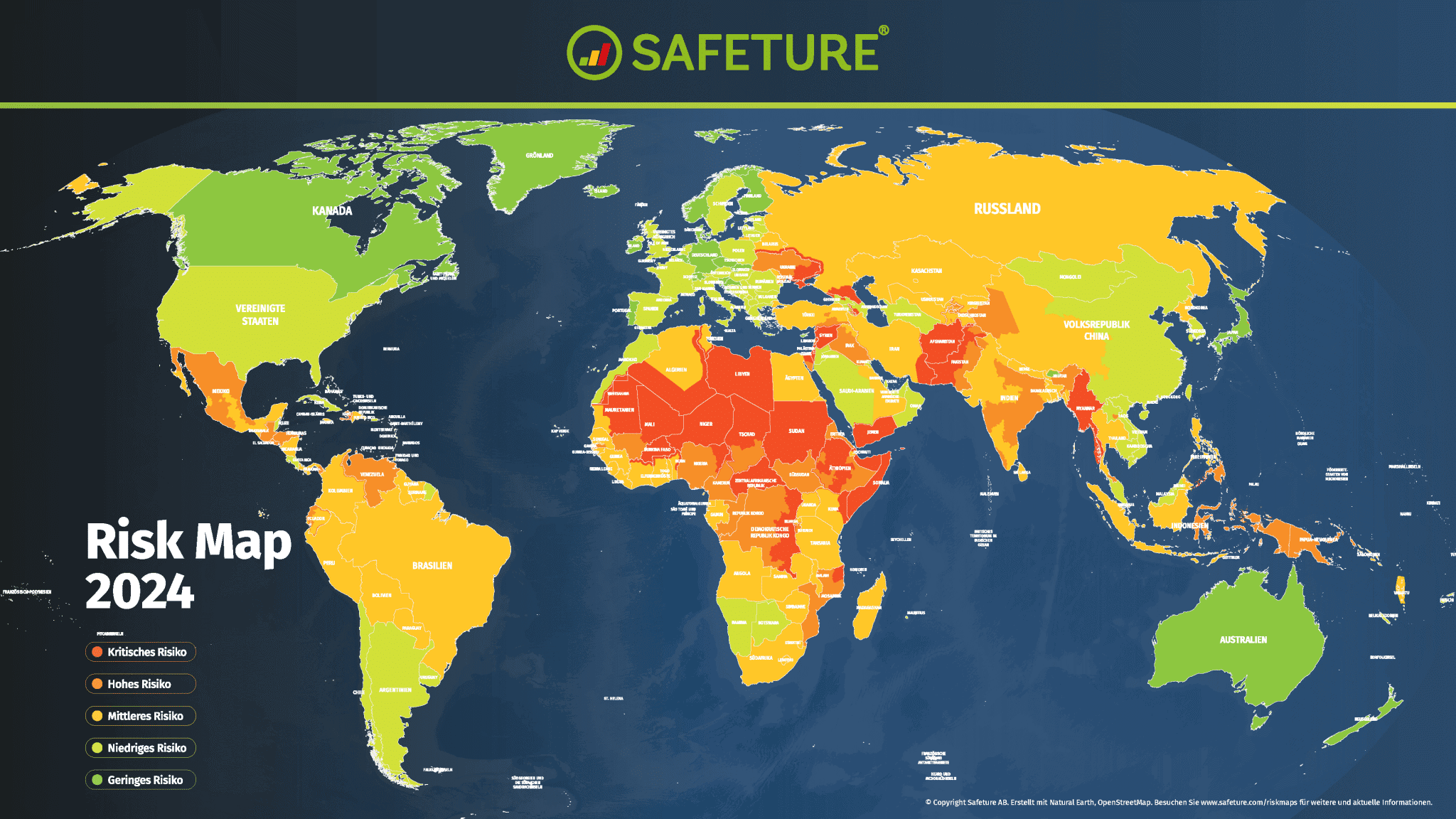 Risiko auf der Welt von Safeture