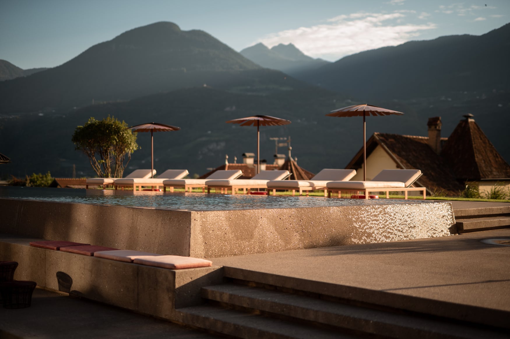 Infinitypool im Hotel Muchele