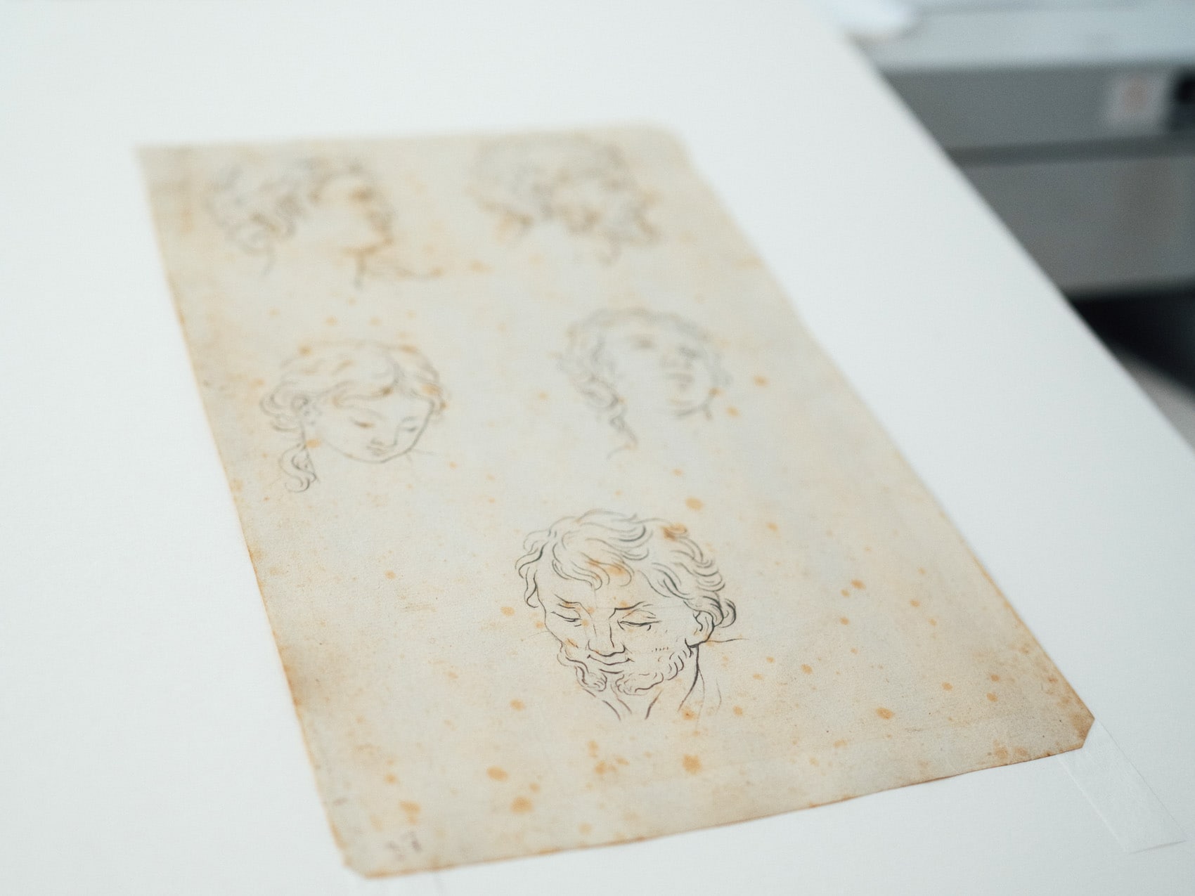 Zeichnungsübungen von Caspar David Friedrich. I Foto: TMV/Petermann