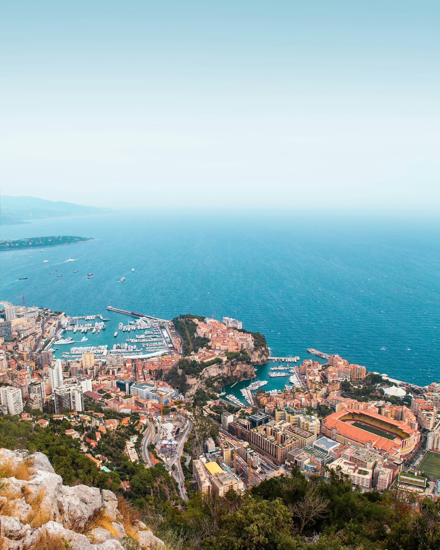 Blick auf Monaco