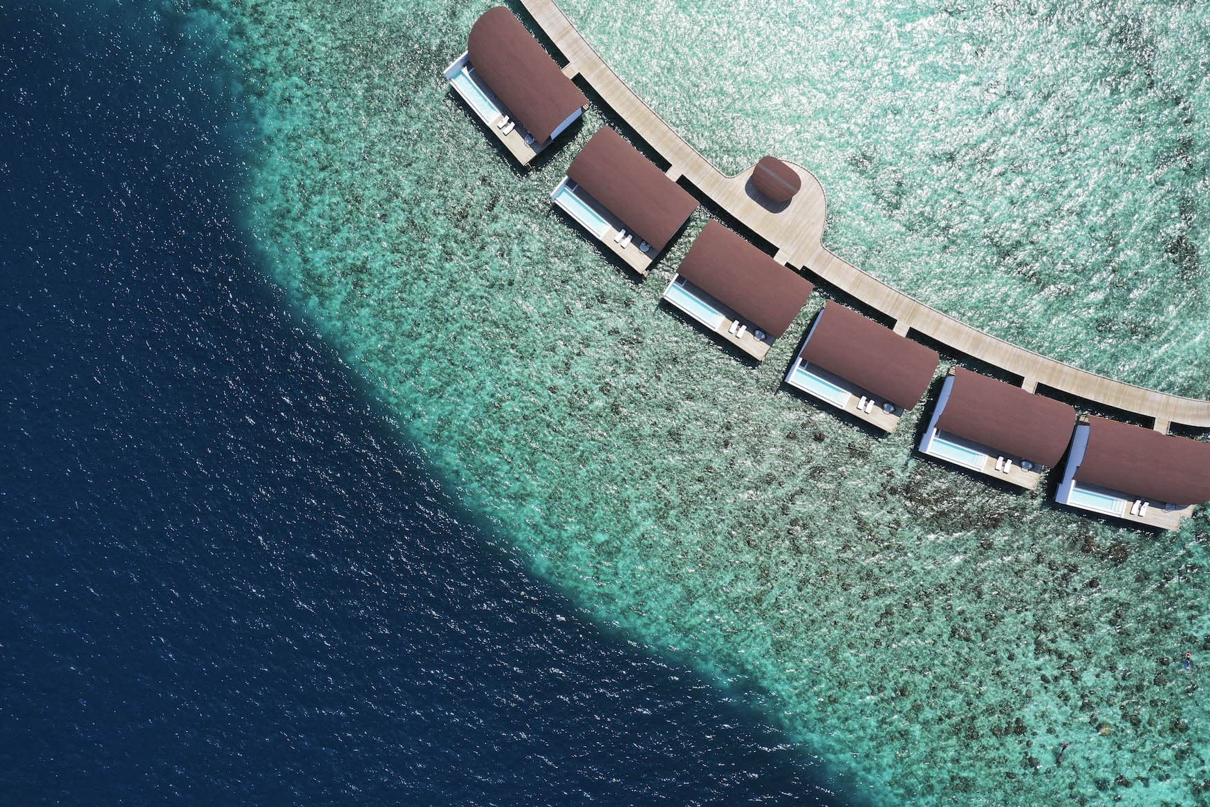 Overwater Villa im The Westin Maldives