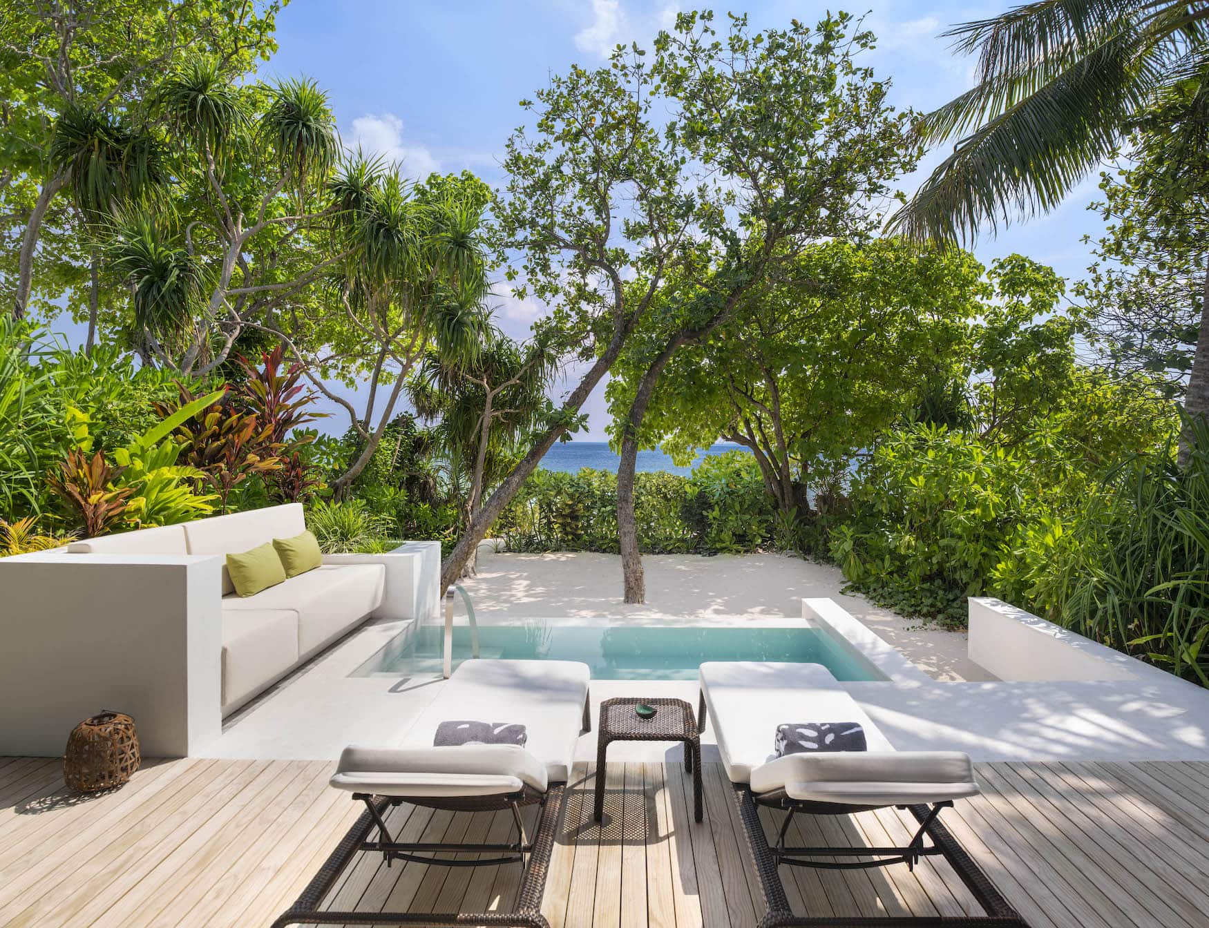 Beach Villa auf den Malediven