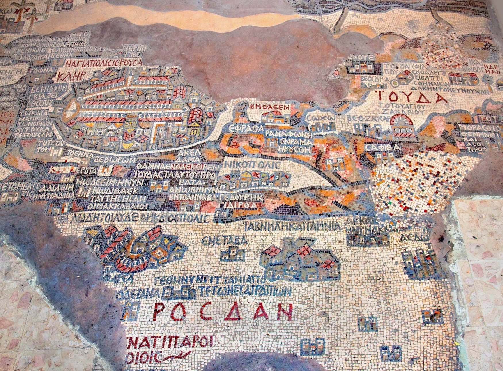 Mosaike in Jordanien