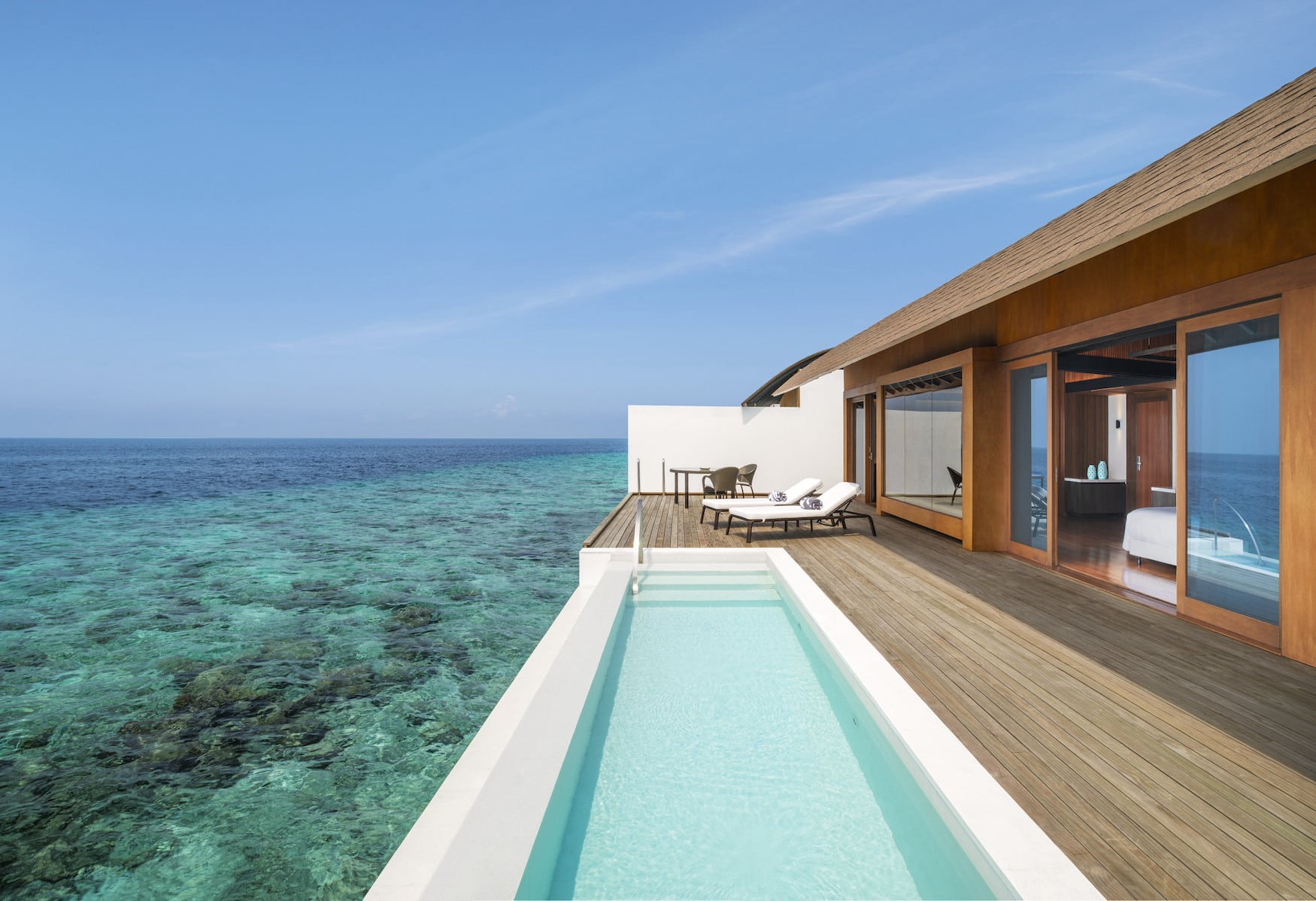 Overwater Villa in den Malediven