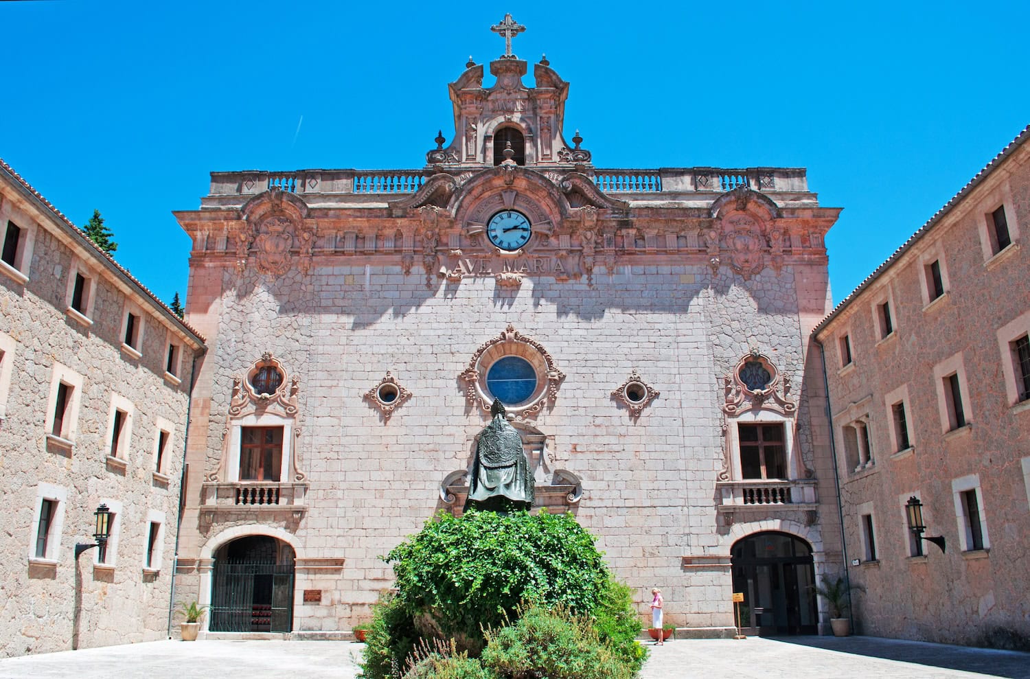 das Kloster Santuari de Lluc auf Mallorca