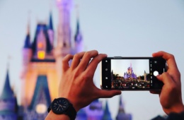 Foto mit dem Smartphone vom Disney Castle