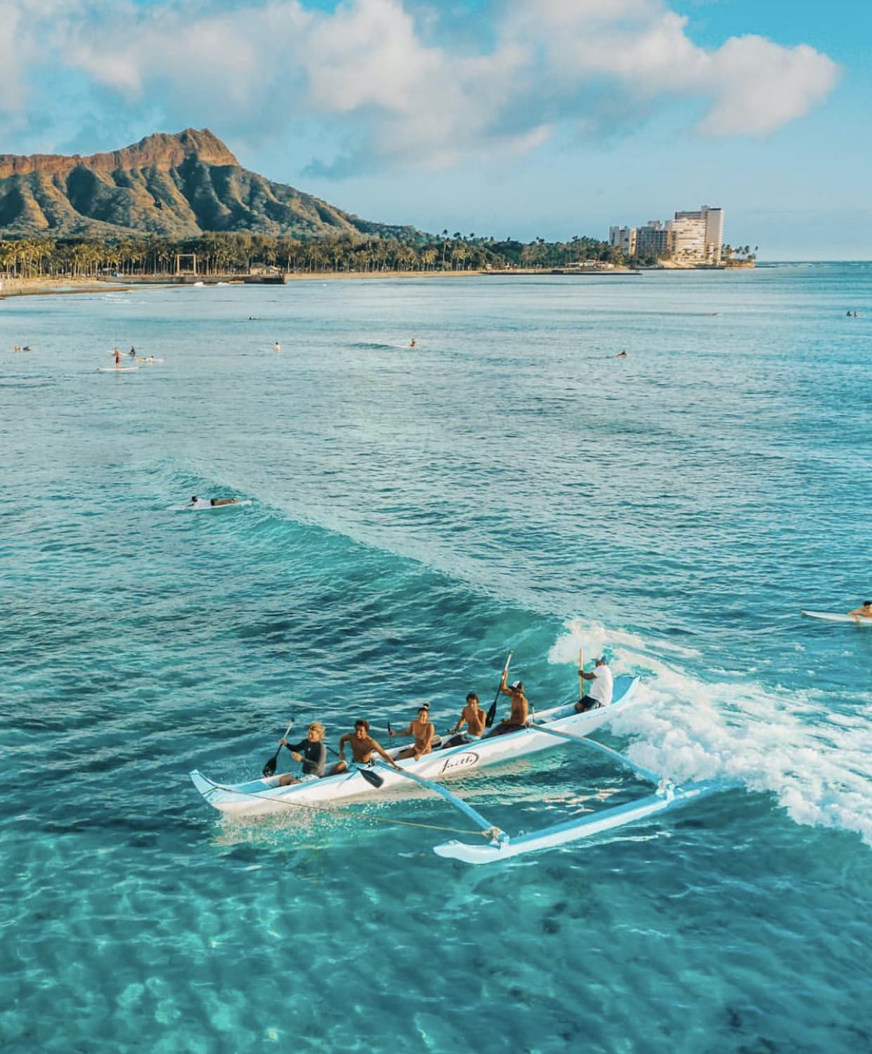 Die Faith Surf School auf Hawaii