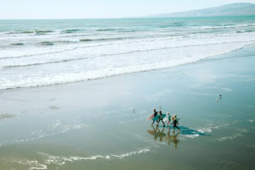 Surfer in Christchurch