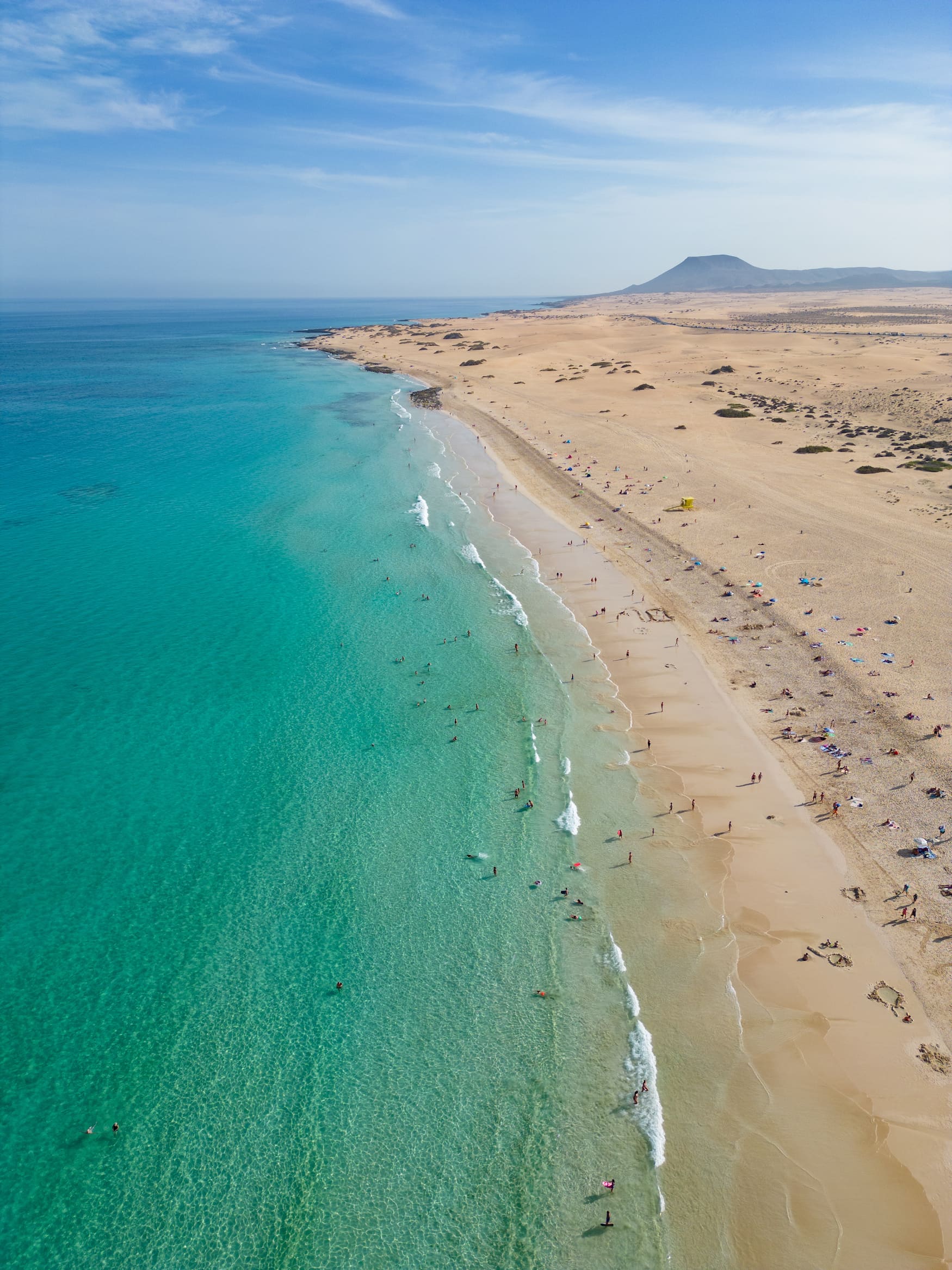 Strand bei Corralejo auf Fuerteventura