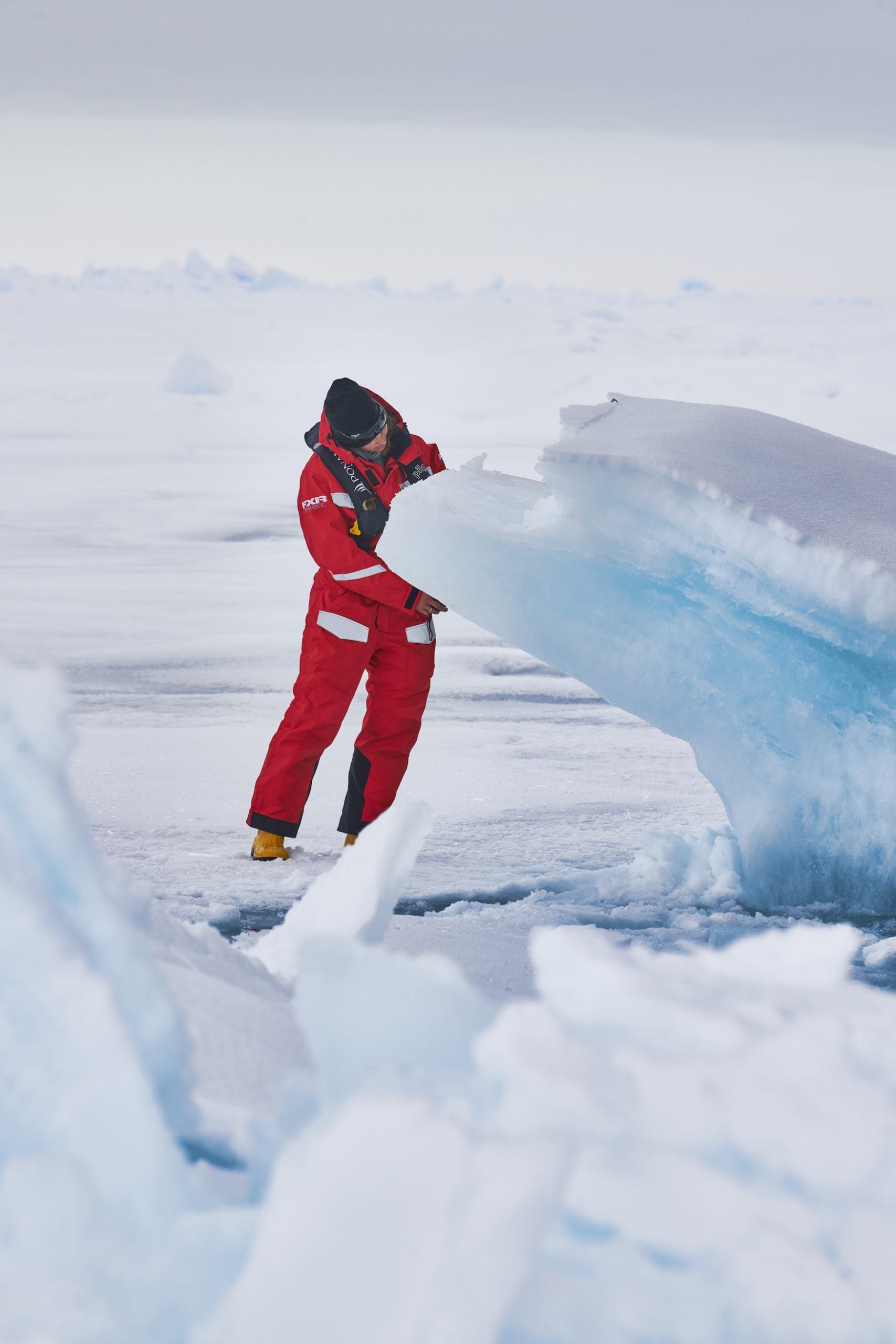 Forscher der AWI am Nordpol