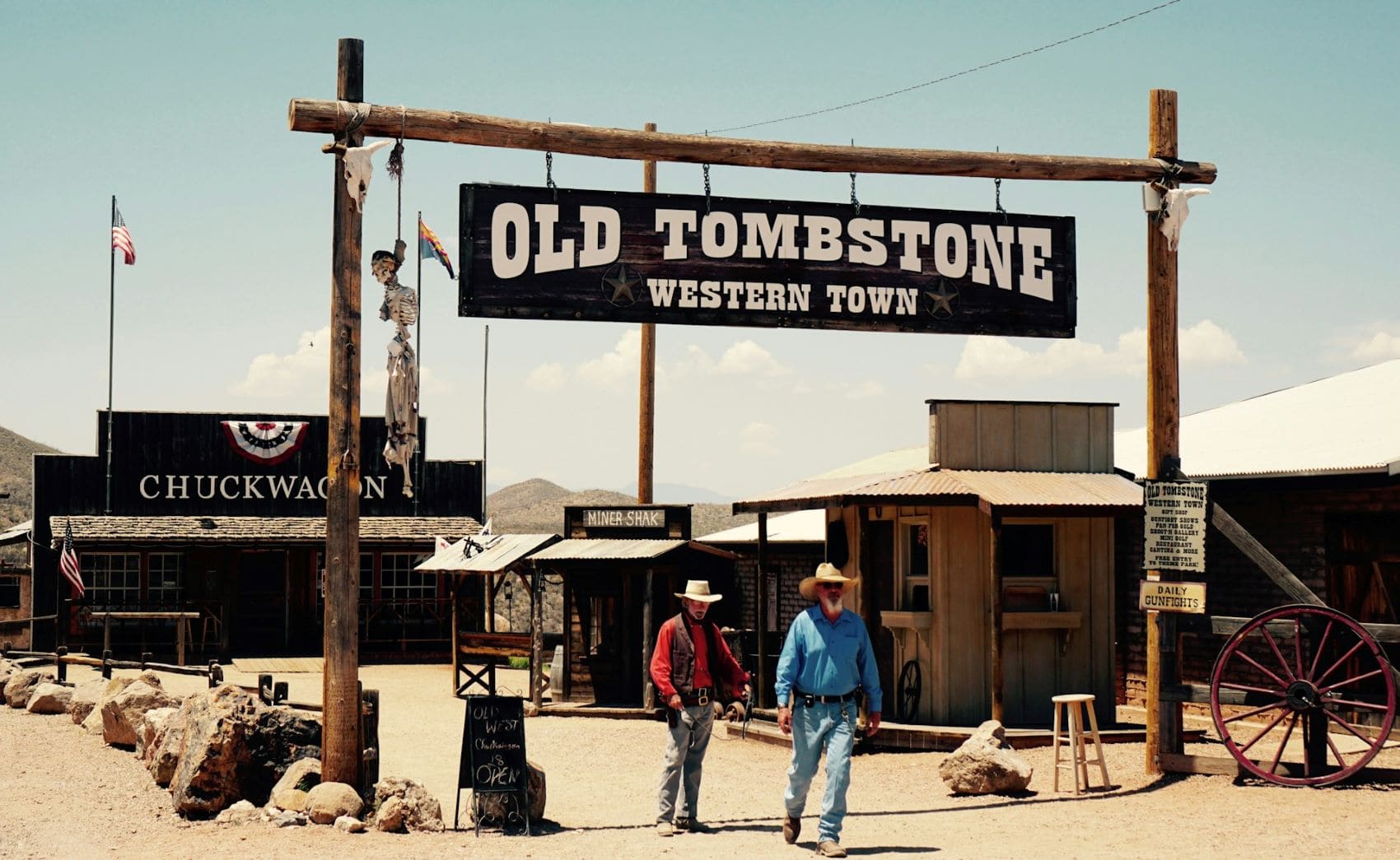 Cowboys in Tombstone, Arizona 