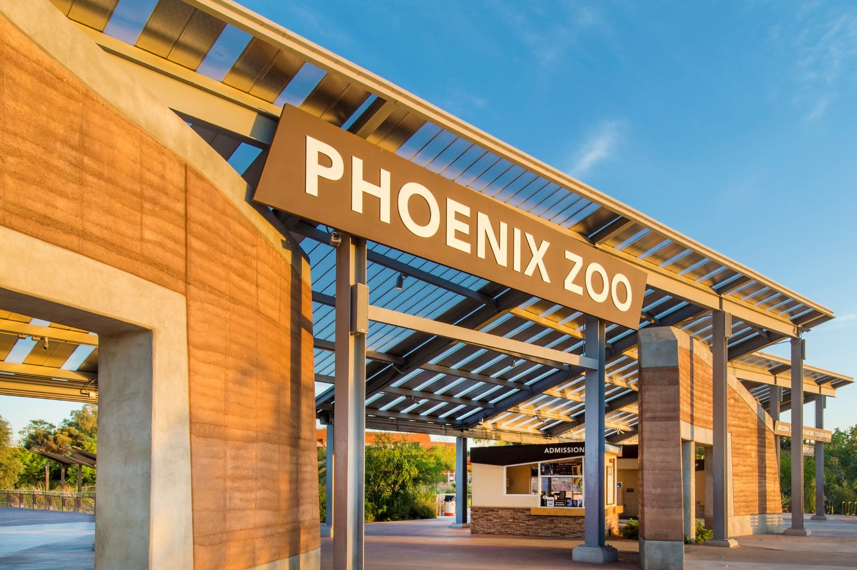 Eingang des Phoenix Zoos