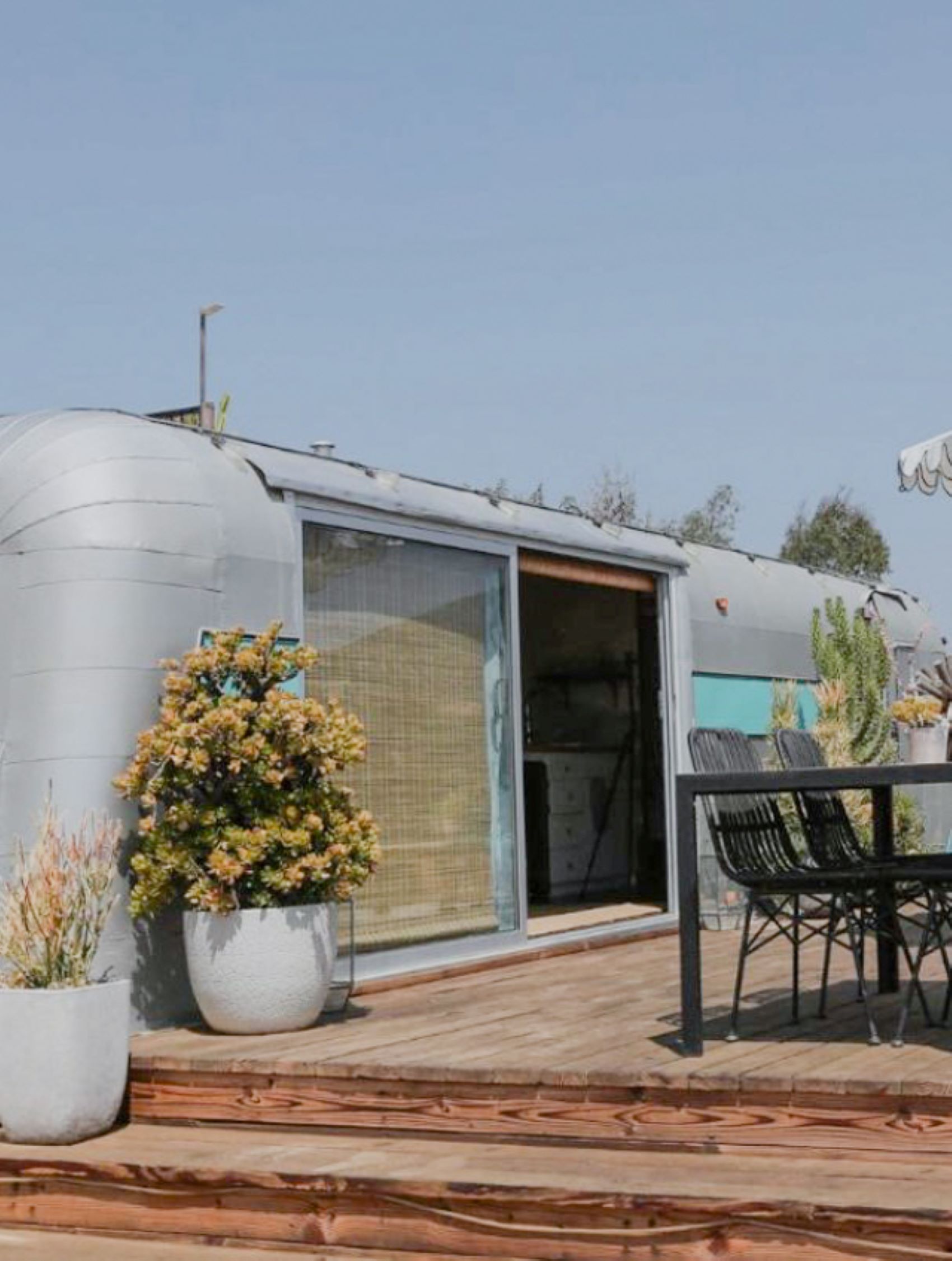Airstream im Tin Can Alley 