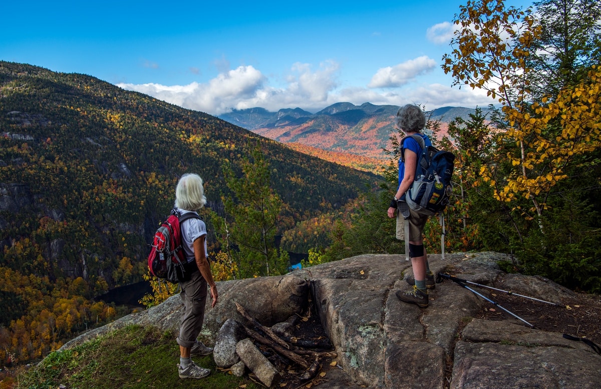 New York Wandern: die Adirondacks im Herbst