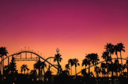 Sonnenuntergang in Phoenix i den USA