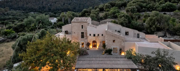 Vogelperspektive auf das Hotel The Lodge Mallorca