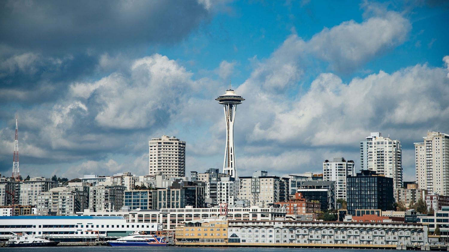 Die Skyline in Seattle, USA