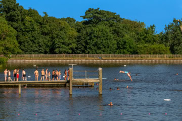 Schwimmen in London: die Hampstead Heath Ponds
