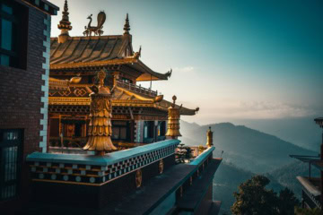 Tempel in Bhutan