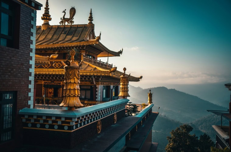 Tempel in Bhutan