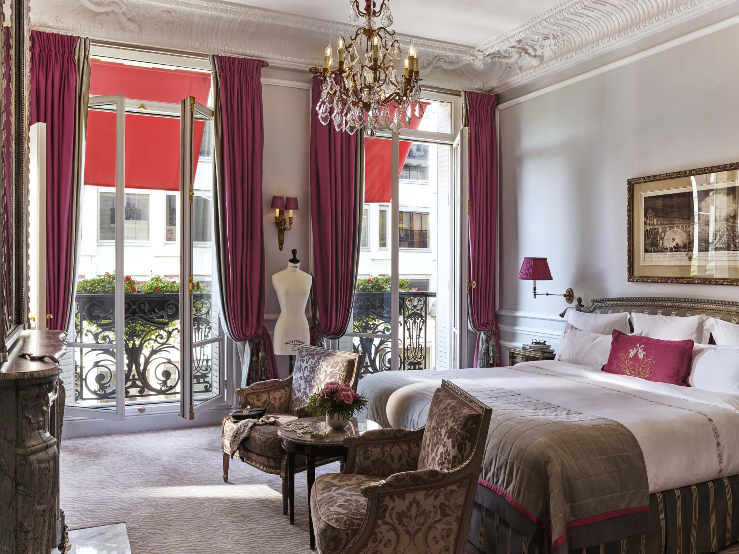 Zimmer in einem der besten Hotels in Paris