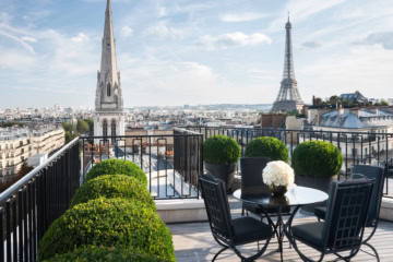 Balkon im Four Seasons George V in Paris
