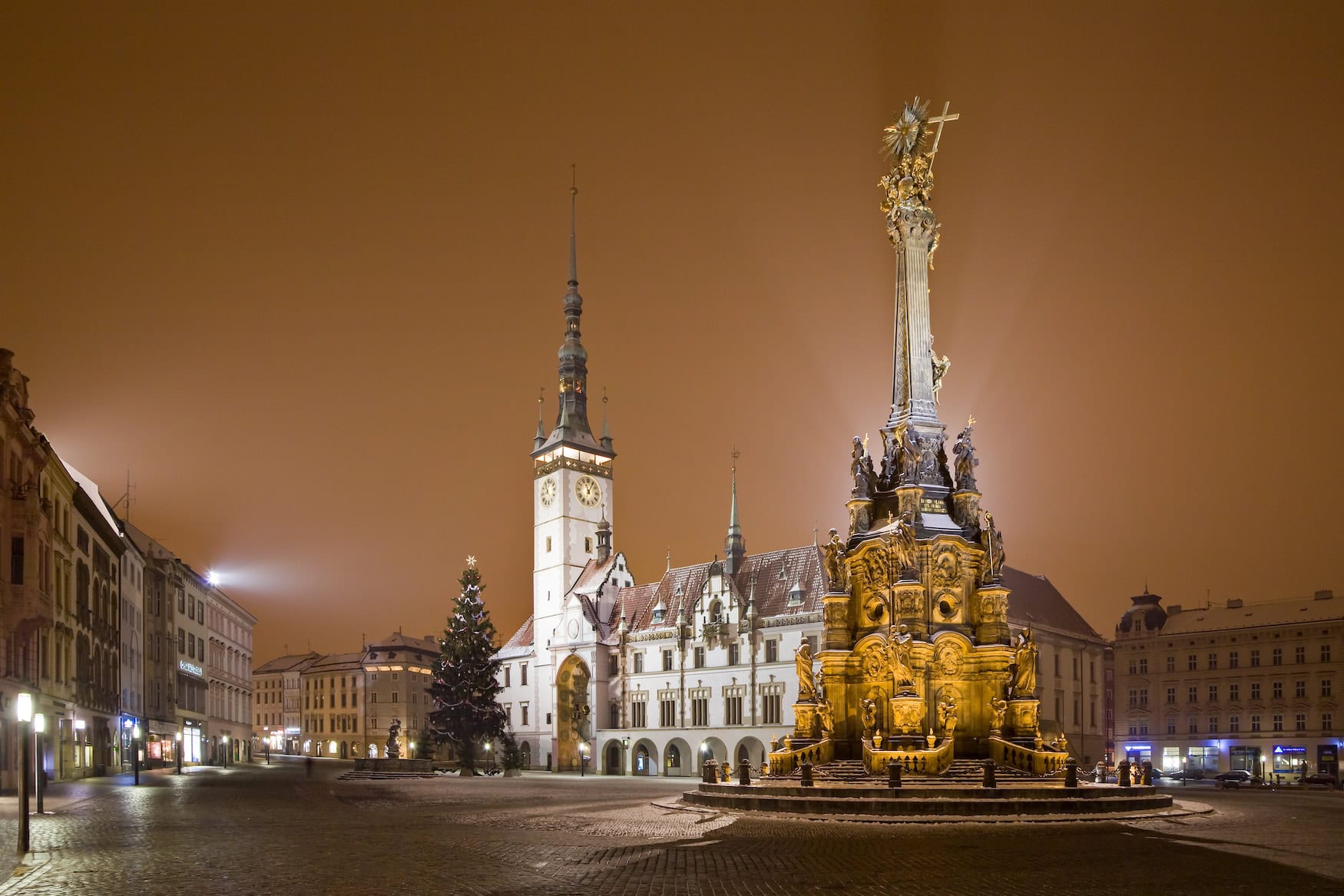 Dreifaltigkeitssäule in Olomouc in Tschechien