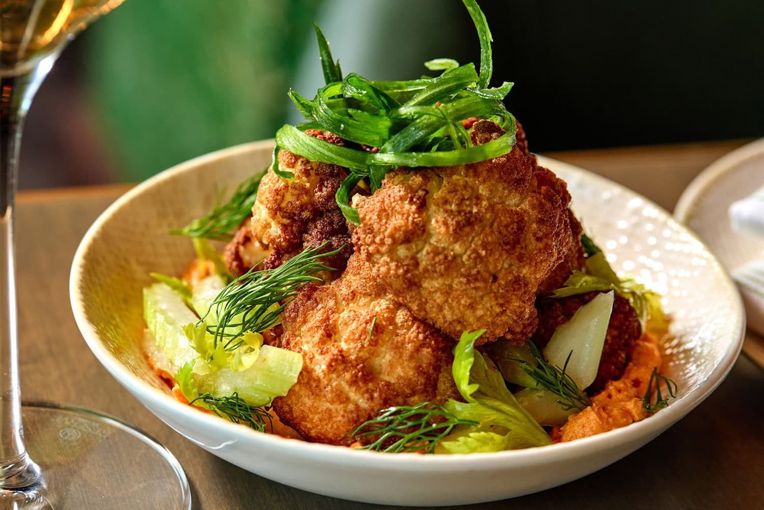 Blumenkohl in einem Restaurant in Boston