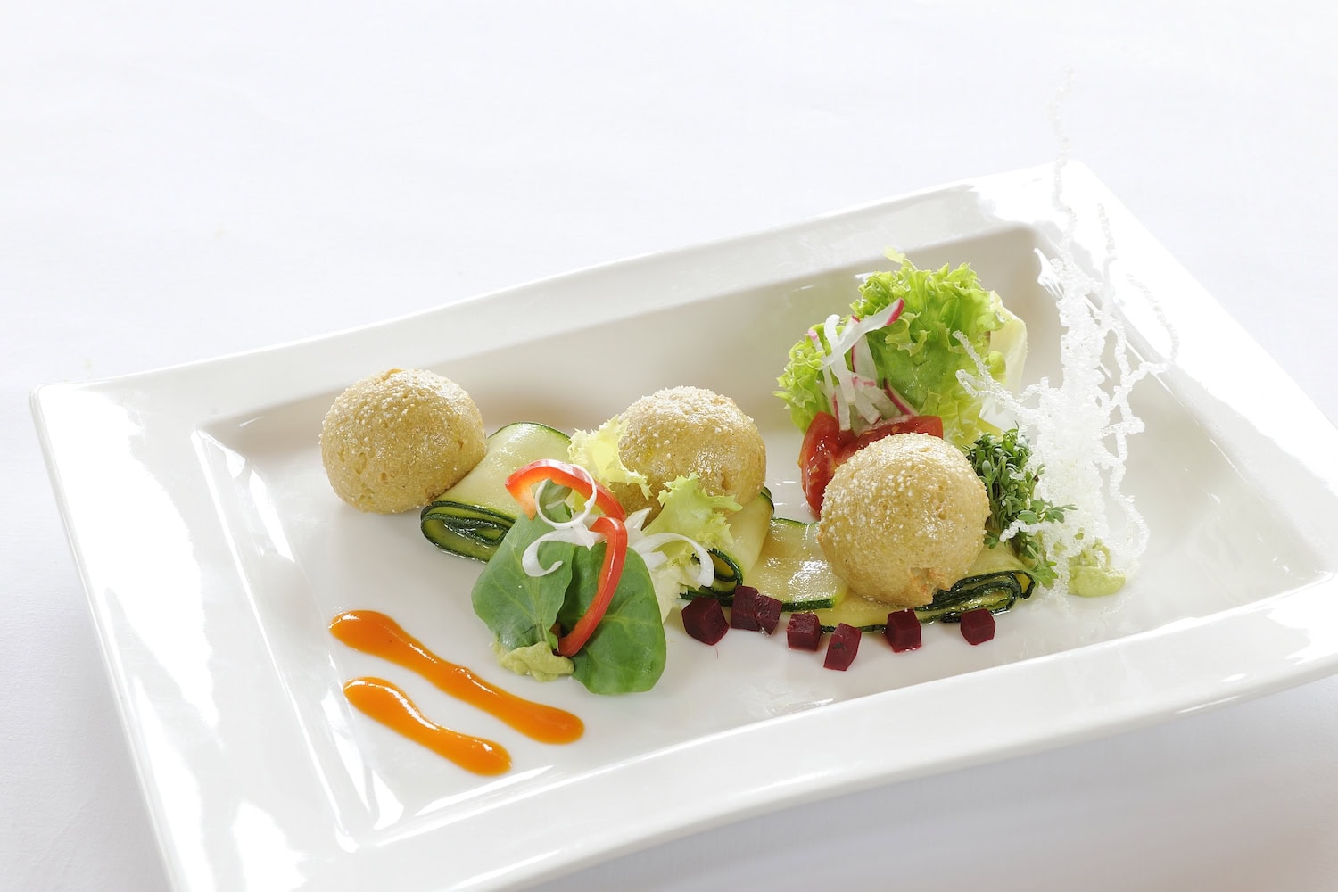 Ein Veganes Gericht im Hotel Hochschober