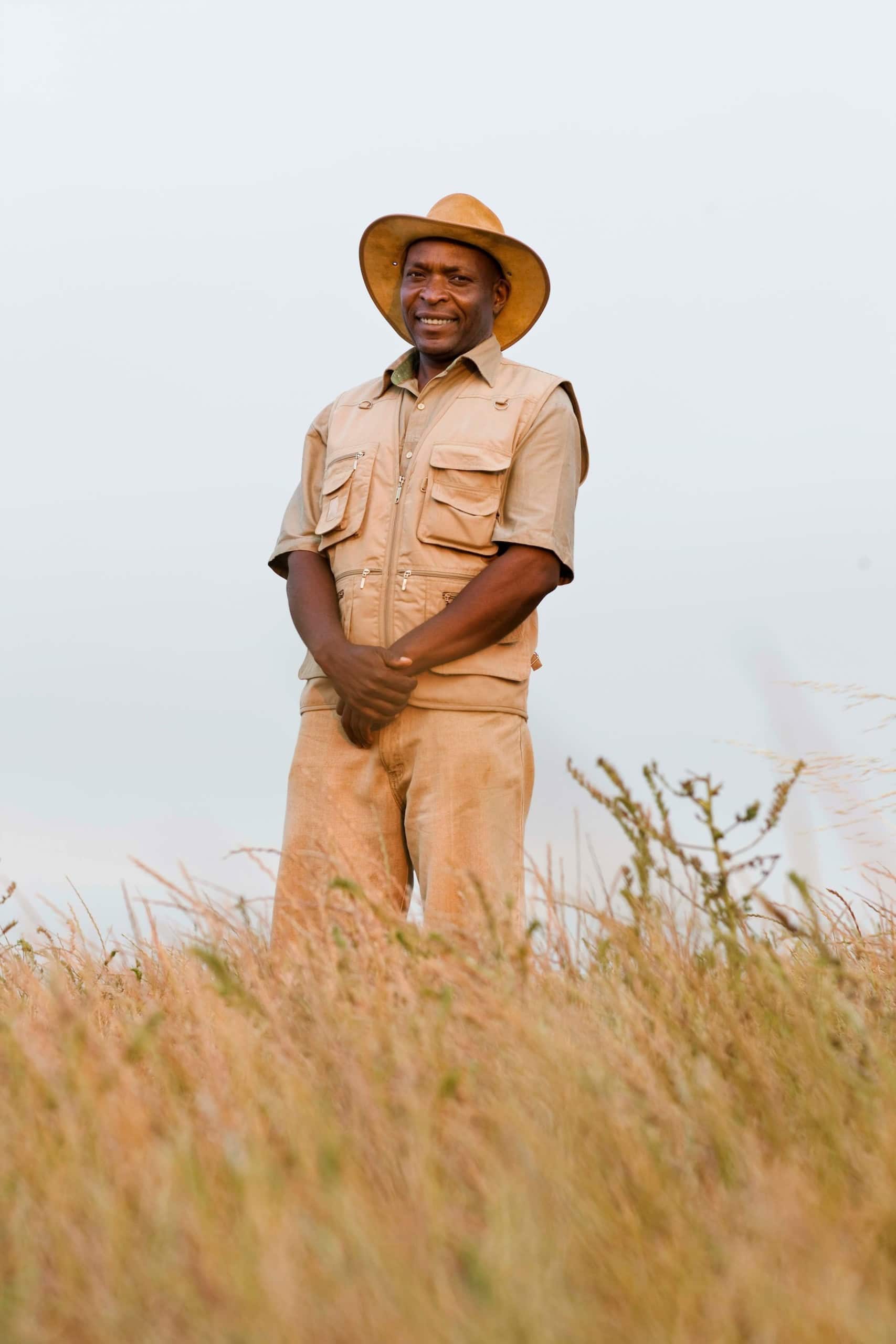 Guide bei einer Safari