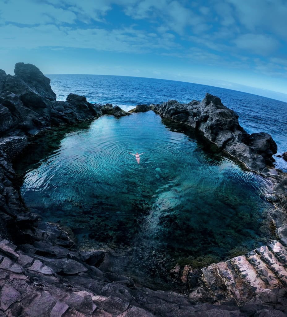 Charco de la laja - Naturpool auf Teneriffa