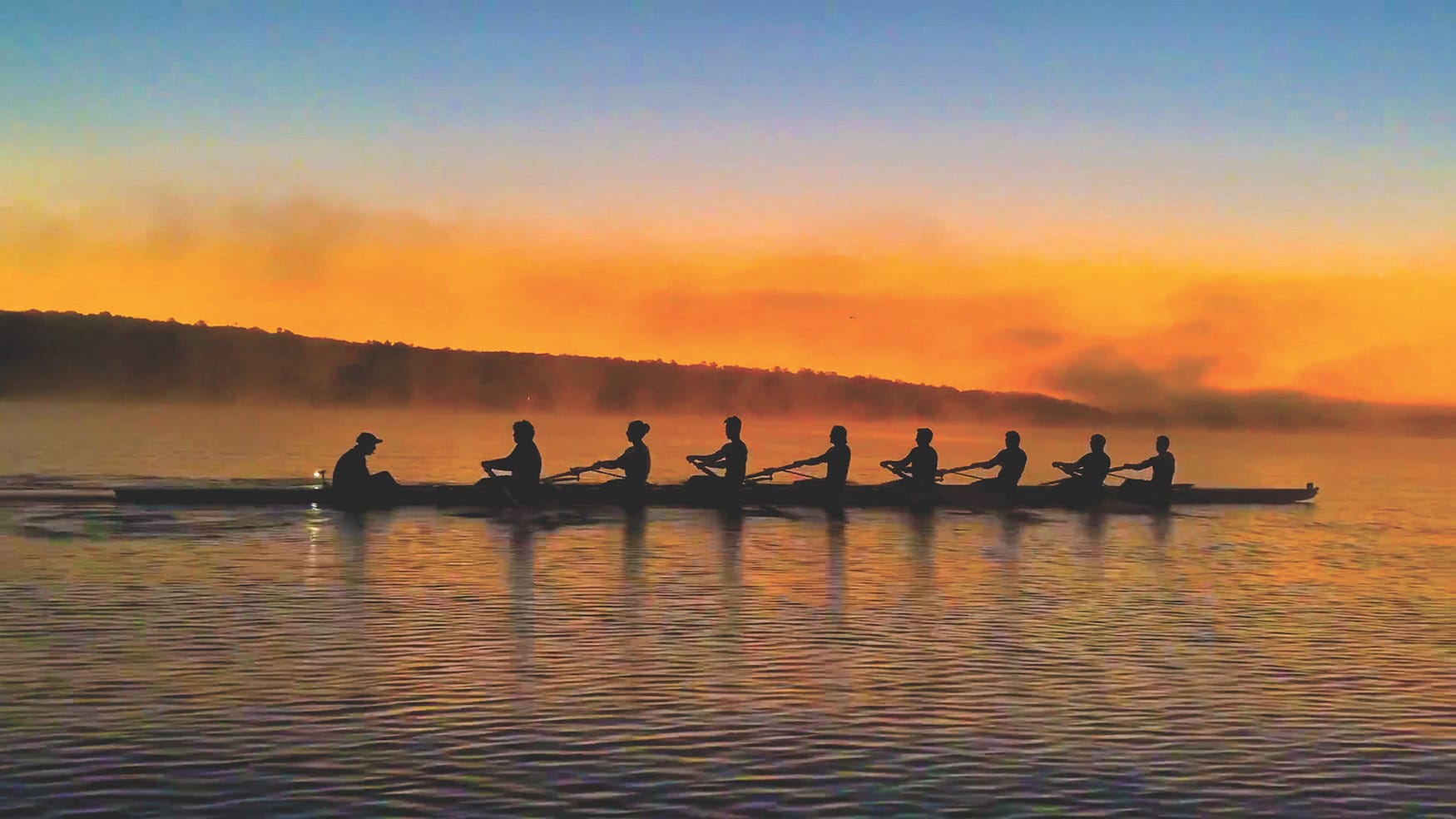 Auf dem Thames River in Connecticut findet jedes Jahr im Juni die Harvard-Yale Regatta statt.