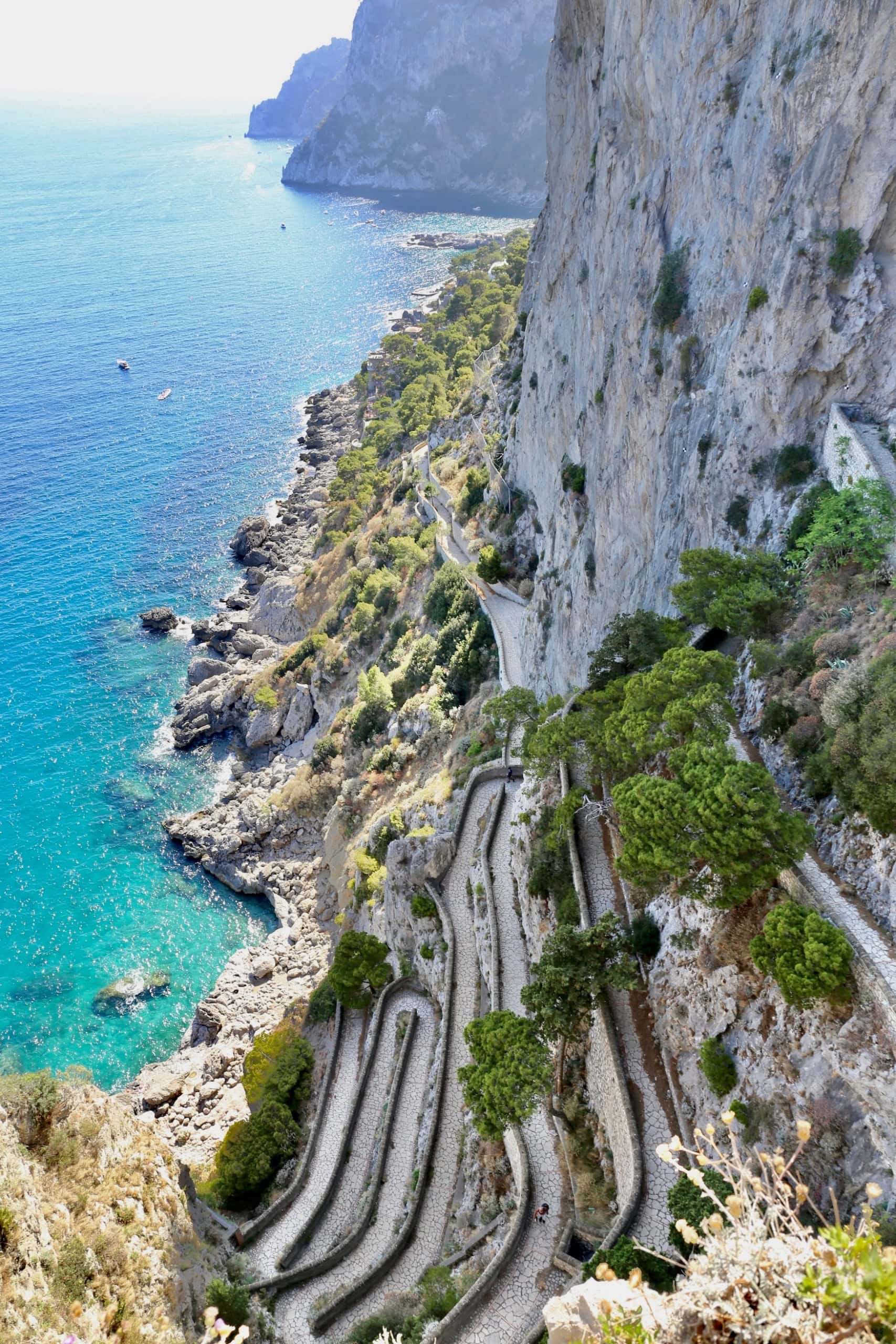 Straße auf Capri