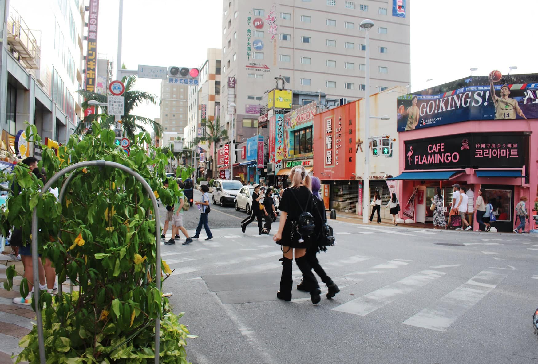 Kokusai Dori in Naha in Okinawa