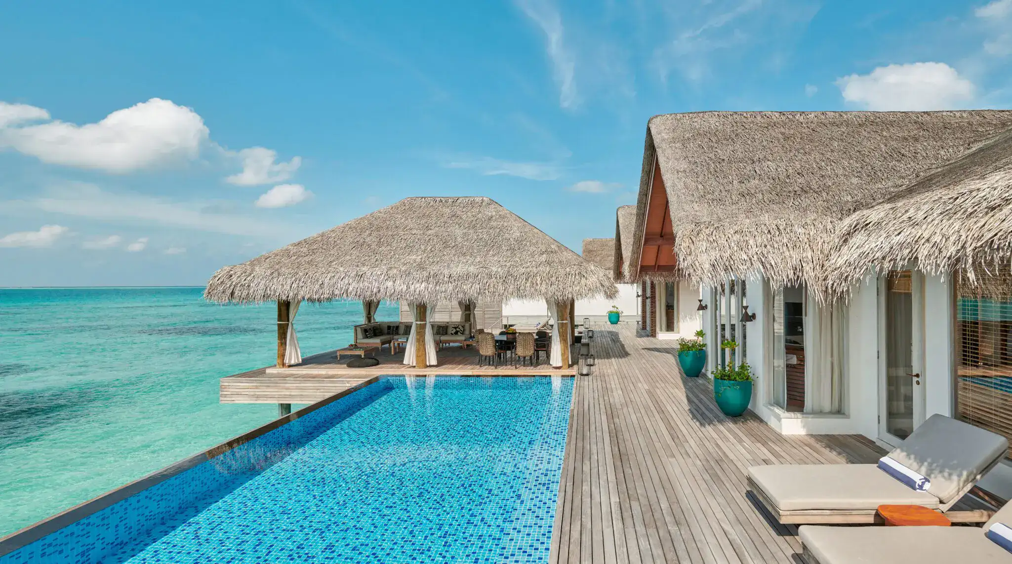 Villa mit zwei Schlafzimmer im Sirru Fen Fushi, Private Lagoon Resort