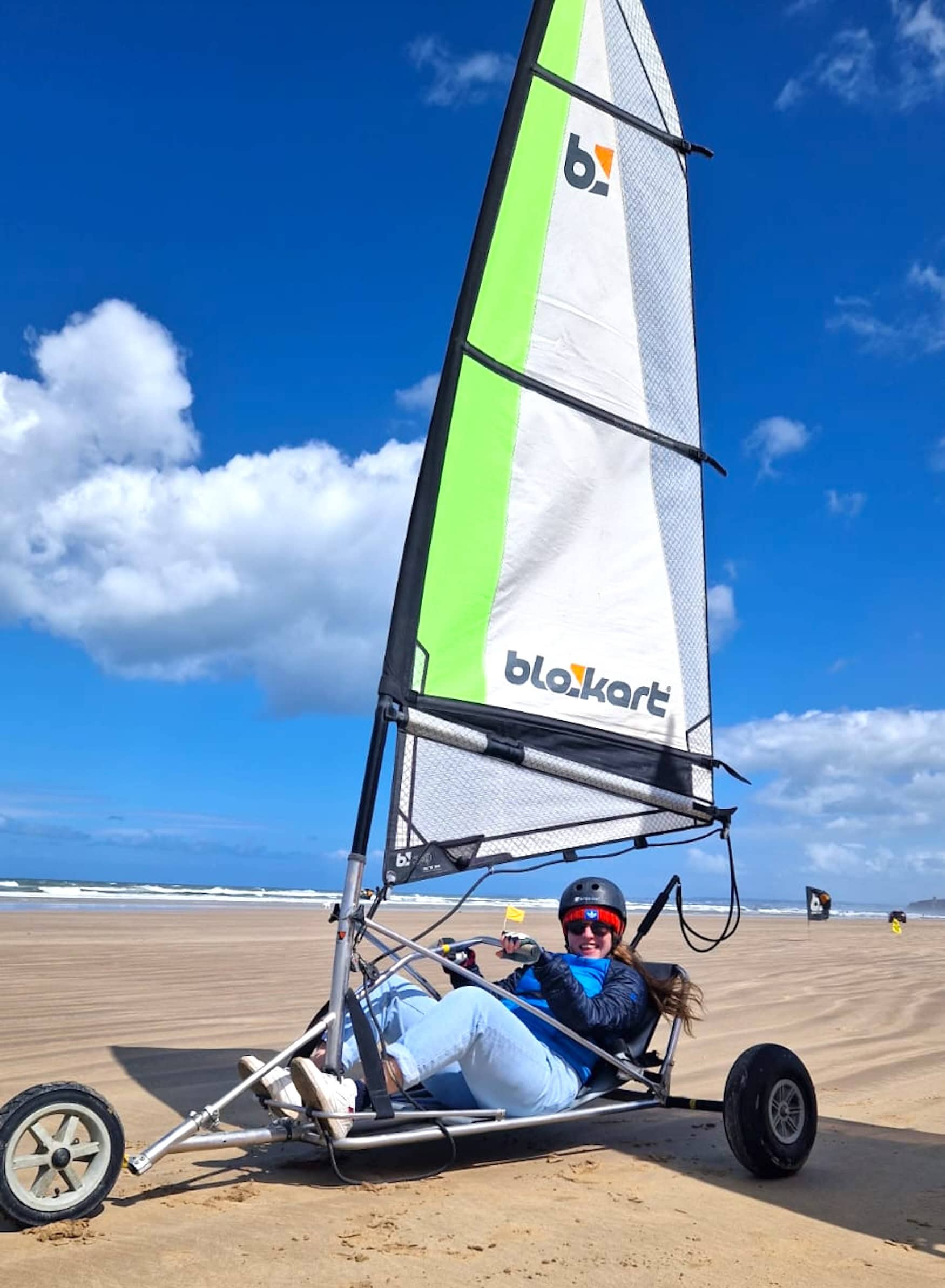 Blowkarting am Benone Beach in Irland