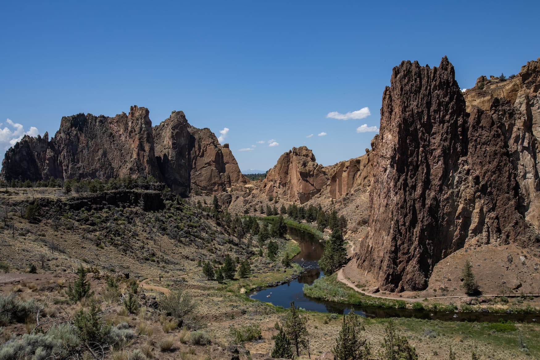 Smith Rock State Park bei einem Roadtrip durch Oregon