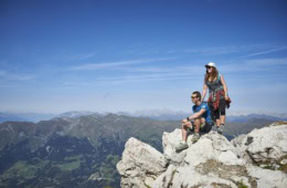 Wanderung aufs Weißhorn in Arosa in der Schweiz