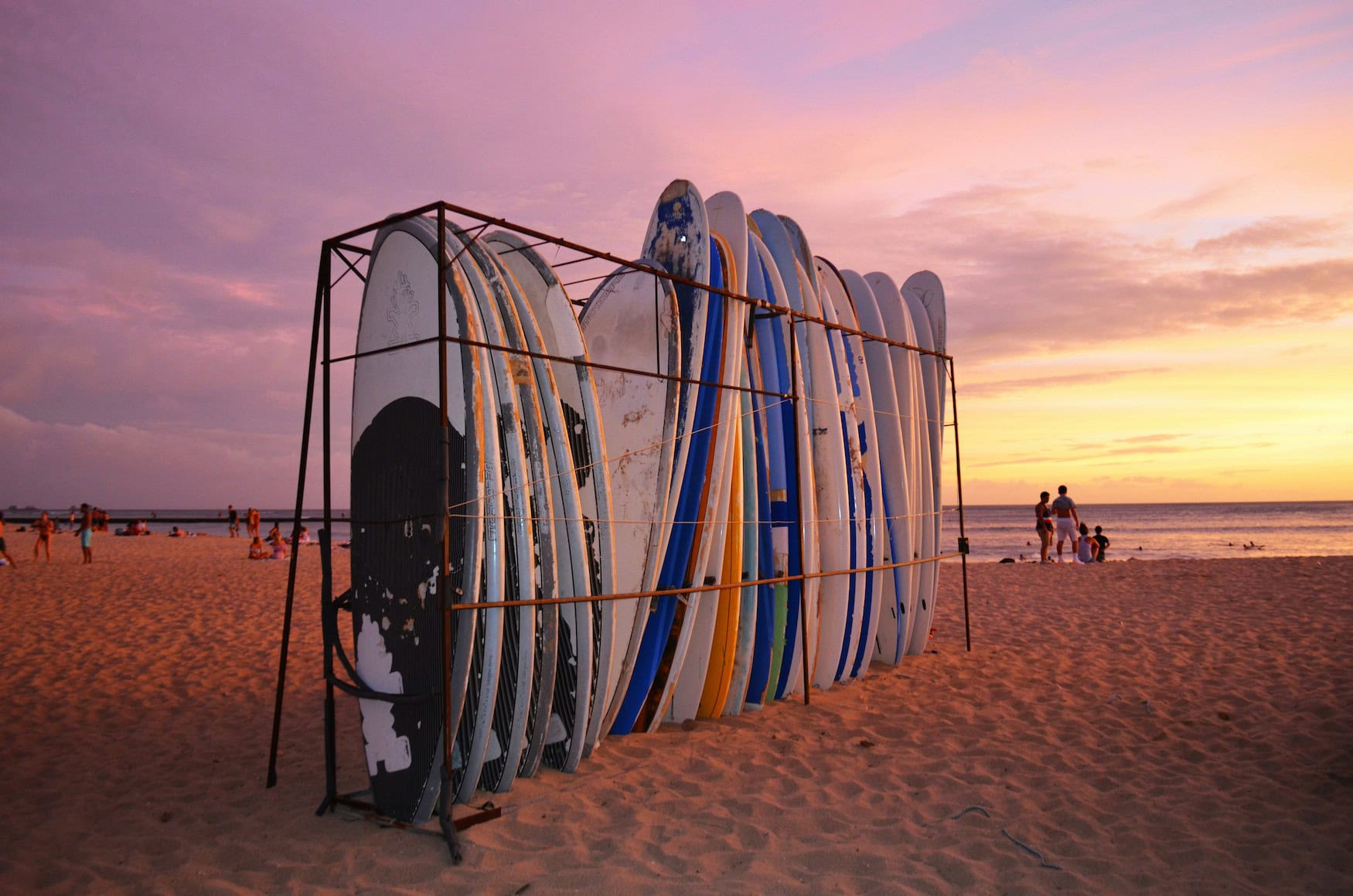 Surfen ist auf Hawaii Volkssport.