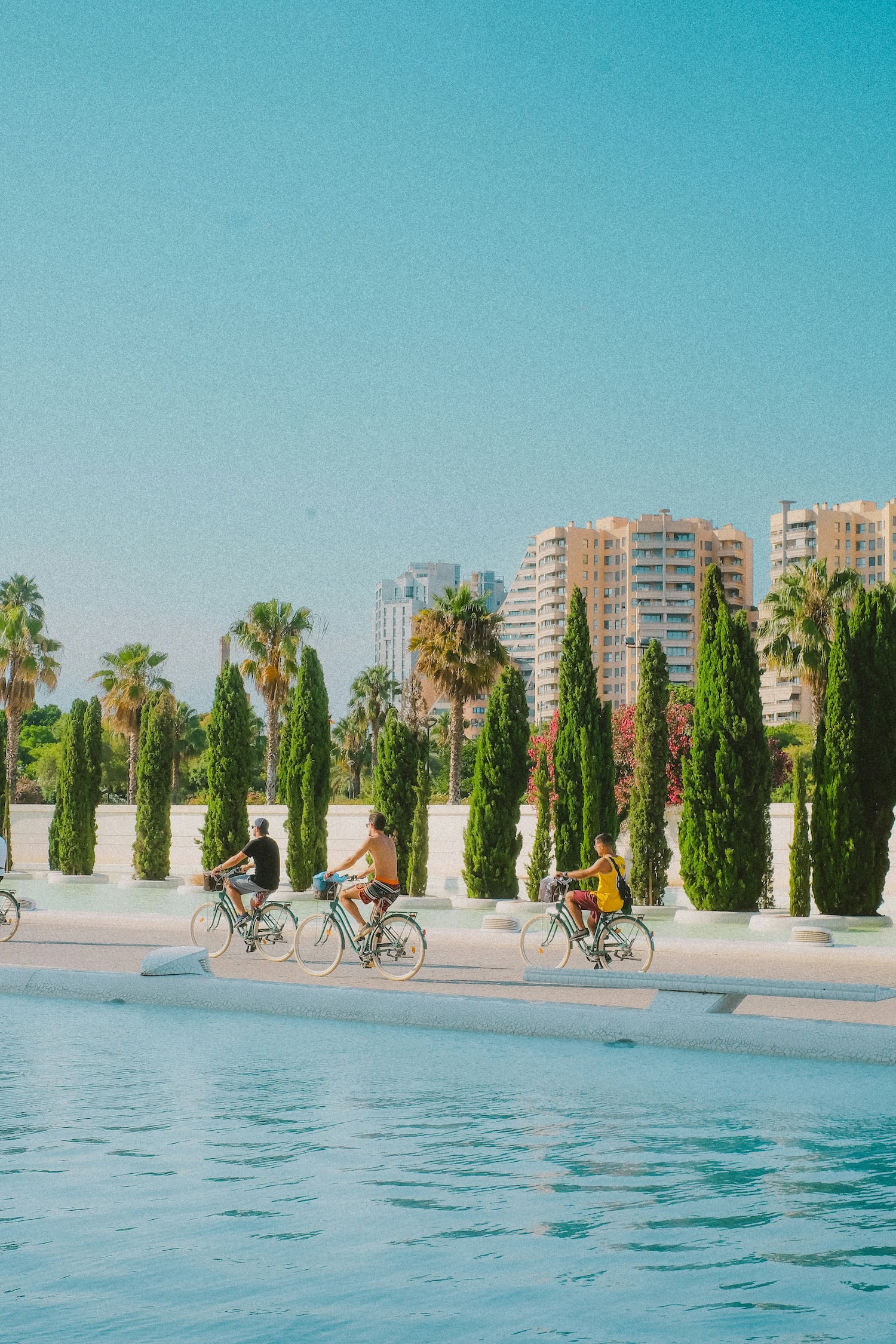 Fahrradfahren in Valencia