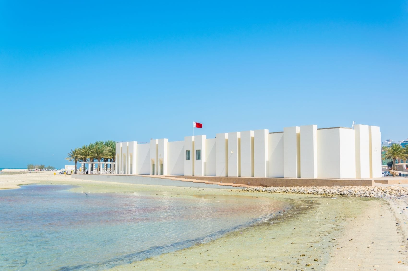 Fassade des Bahrain Fort Museum