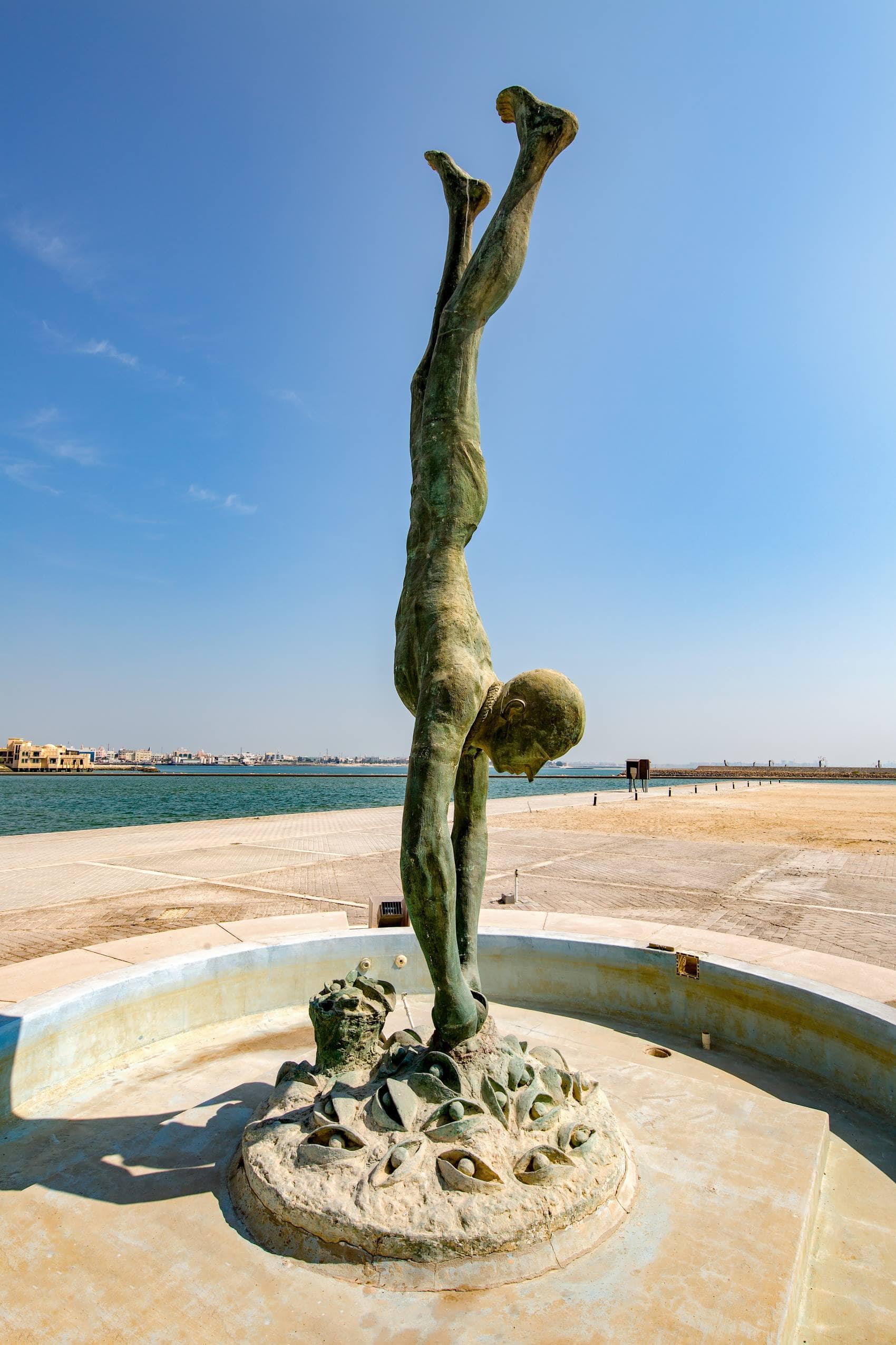 Perlentaucher-Monument in Bahrain 