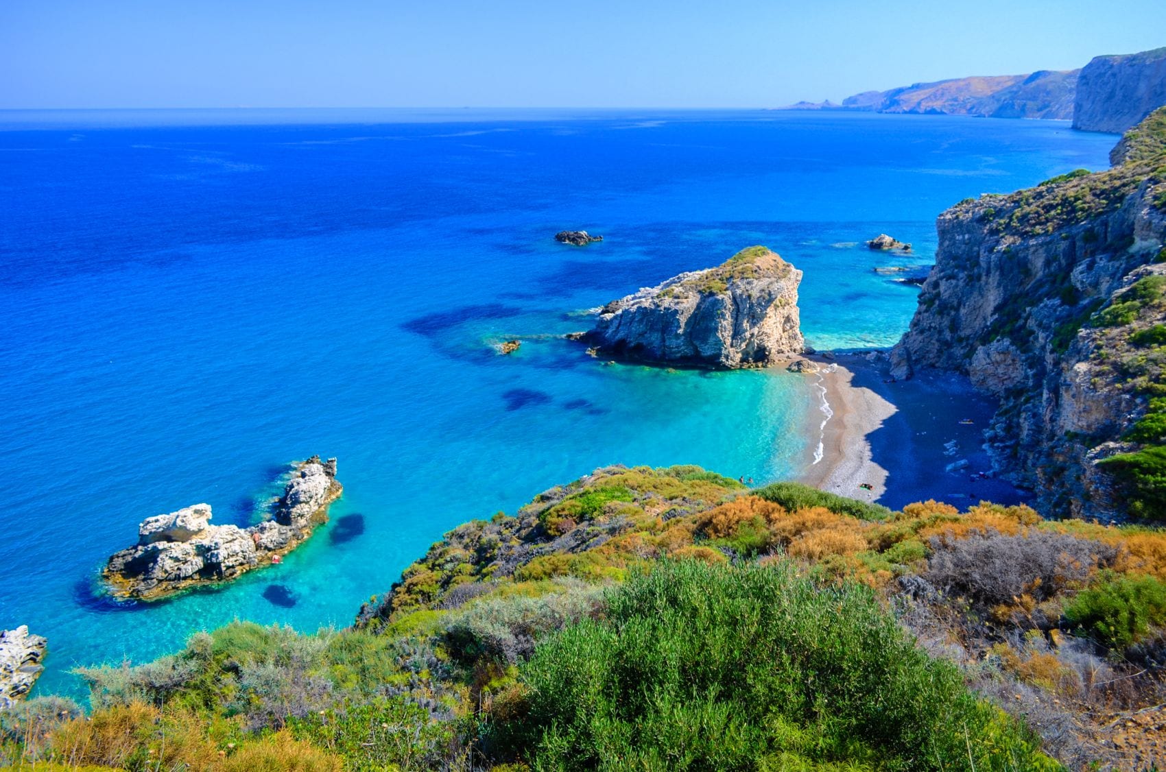 Strand Kaladi auf Insel Kythira 