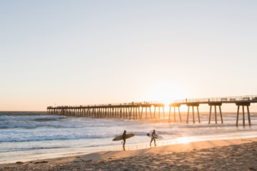 Hermosa Beach in Los Angeles