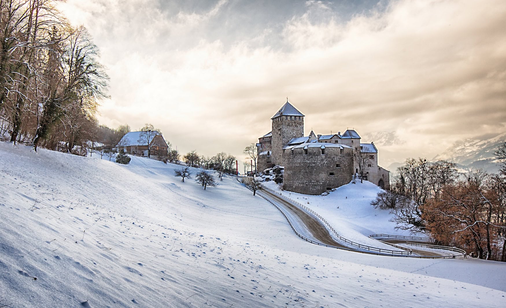 Vaduz im Winter