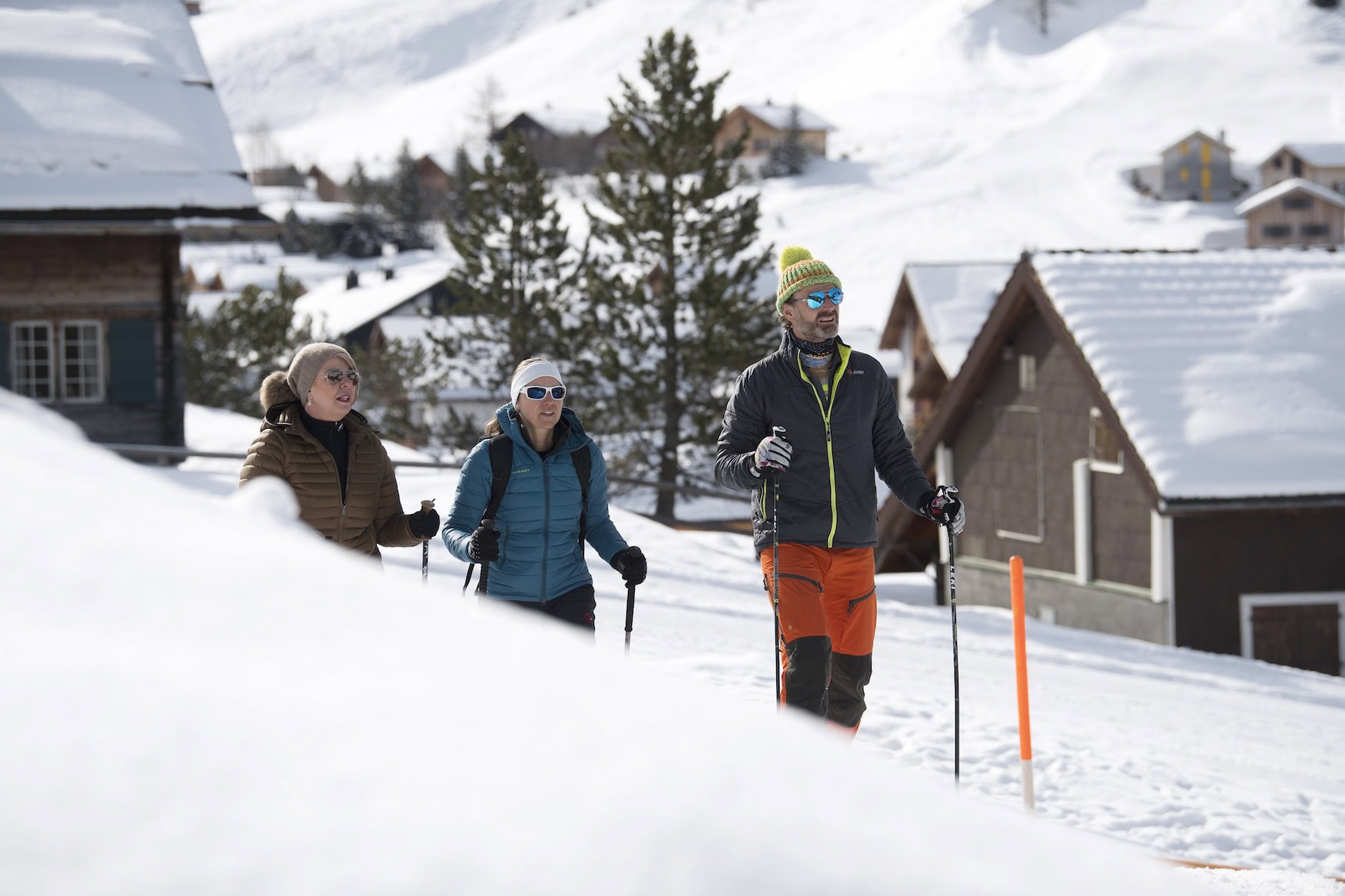 Langlaufen beim Urlaub in Liechtenstein