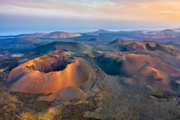 Vulkane im Nationalpark auf Lanzarote