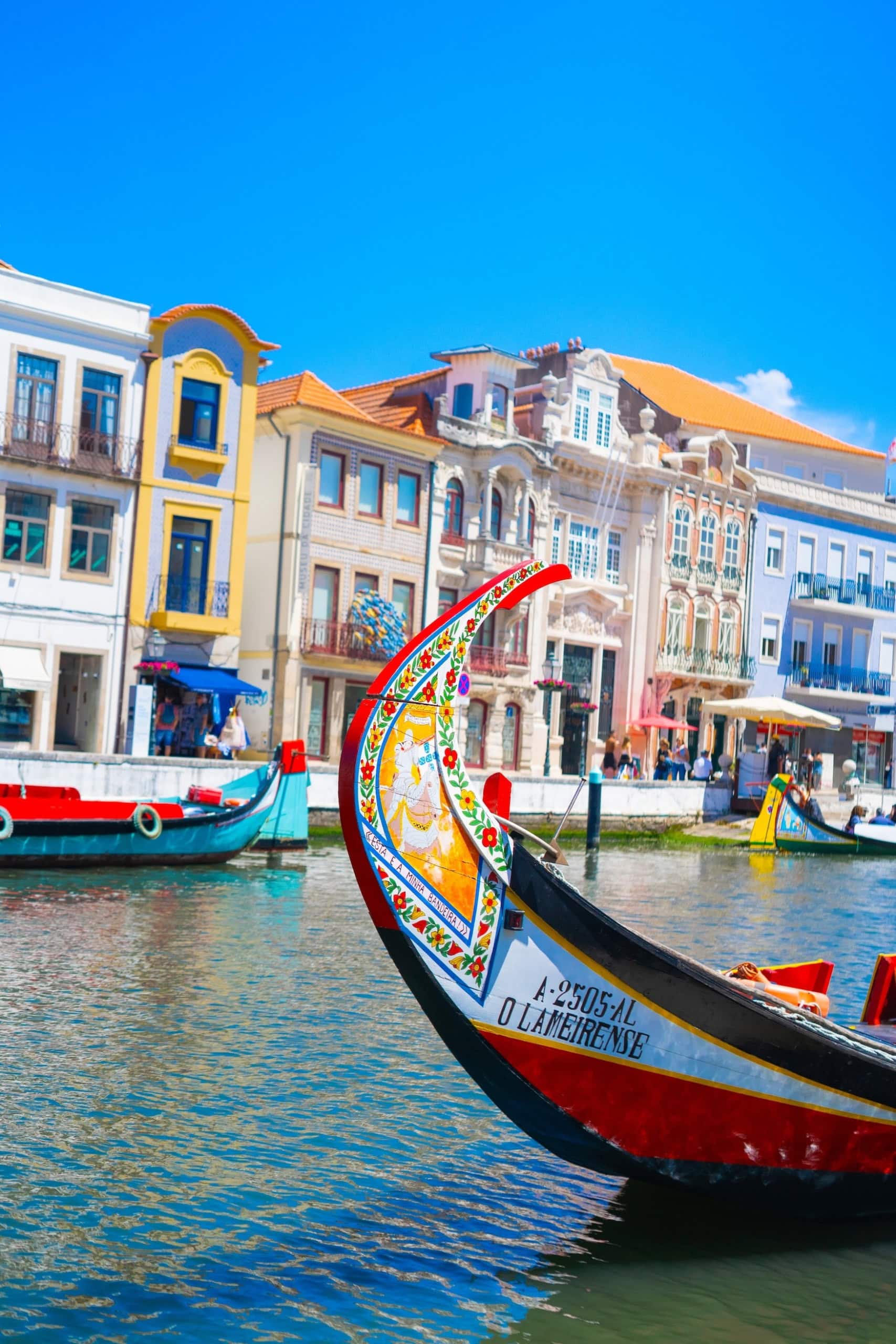 Kanal in Aveiro in Portugal