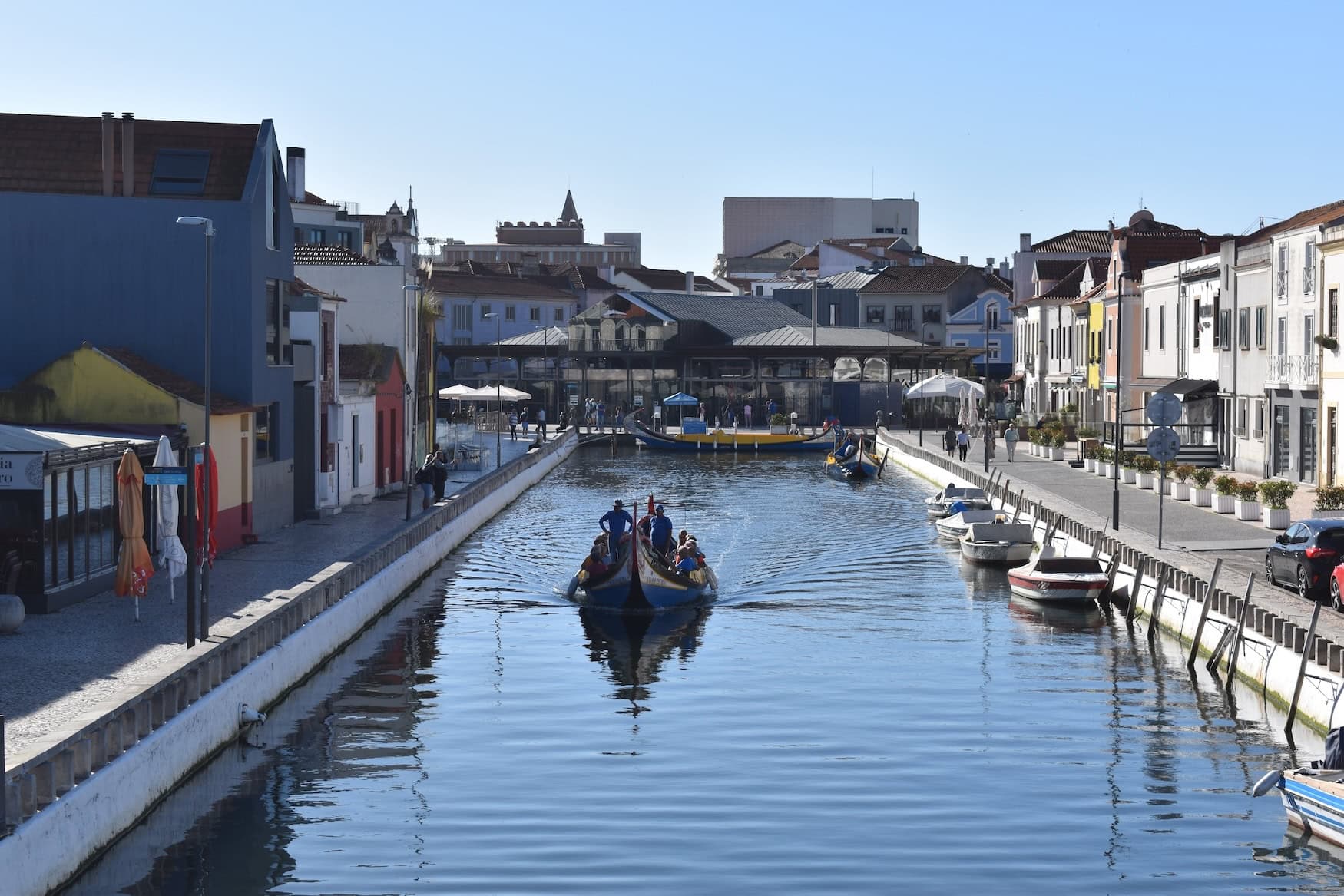 Kanal in Aveiro in Portugal