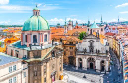 Die Innenstadt von Prag.